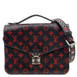 LOUIS VUITTON Metis Pochette Monogram Infrarouge Crossbody Bag Glossy Red