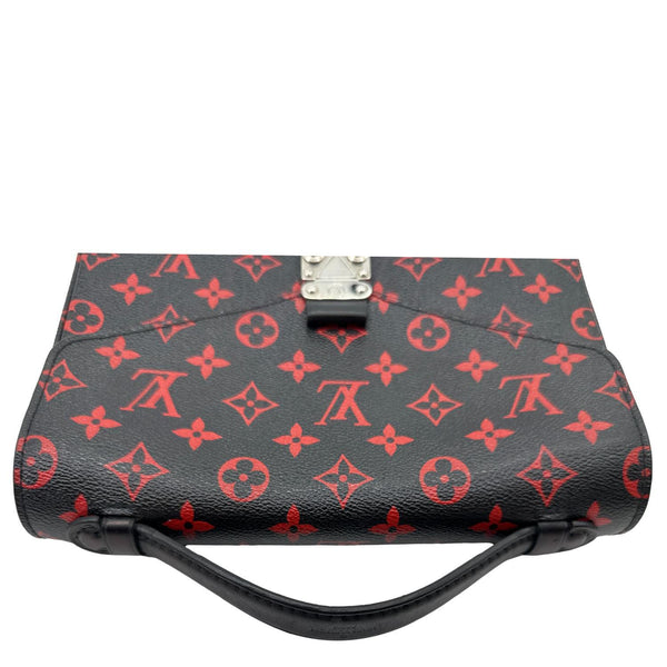 LOUIS VUITTON Metis Pochette Monogram Infrarouge Crossbody Bag Glossy Red