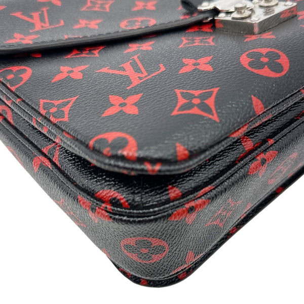 LOUIS VUITTON Metis Pochette Monogram Infrarouge Crossbody Bag Glossy Red