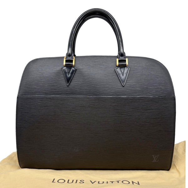 LOUIS VUITTON Sorbonne Epi Leather Briefcase Travel Bag Black