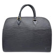 LOUIS VUITTON Sorbonne Epi Leather Briefcase Travel Bag Black