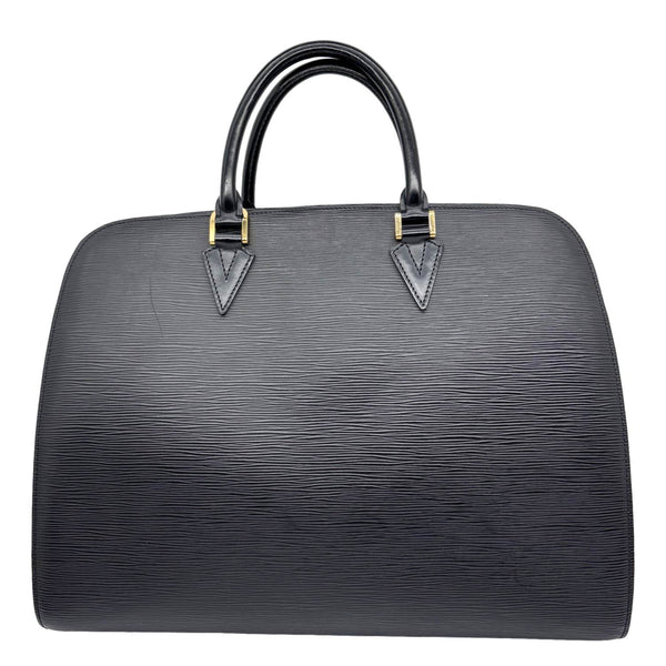 LOUIS VUITTON Sorbonne Epi Leather Briefcase Travel Bag Black