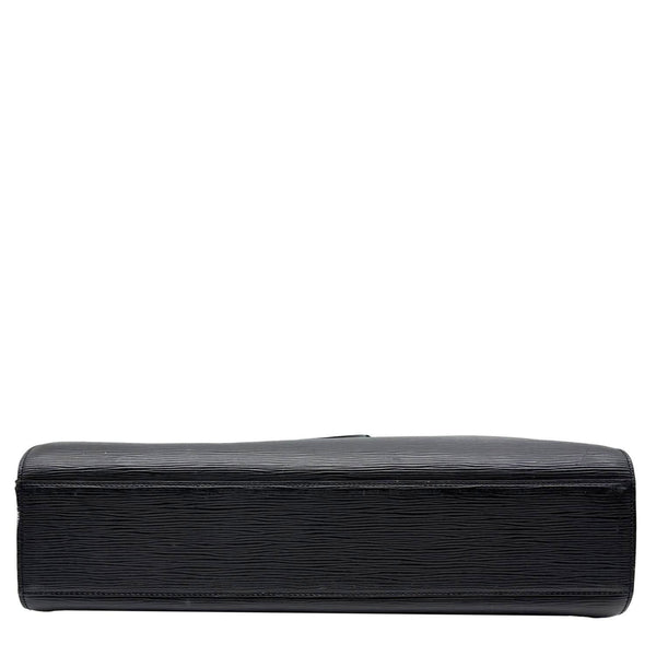 LOUIS VUITTON Sorbonne Epi Leather Briefcase Travel Bag Black
