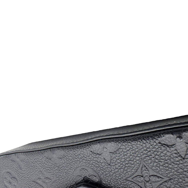 LOUIS VUITTON Felicie Pochette Monogram Empreinte Crossbody Bag Black