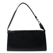 LOUIS VUITTON Pochette Accessoires Epi Leather Shoulder Bag Black