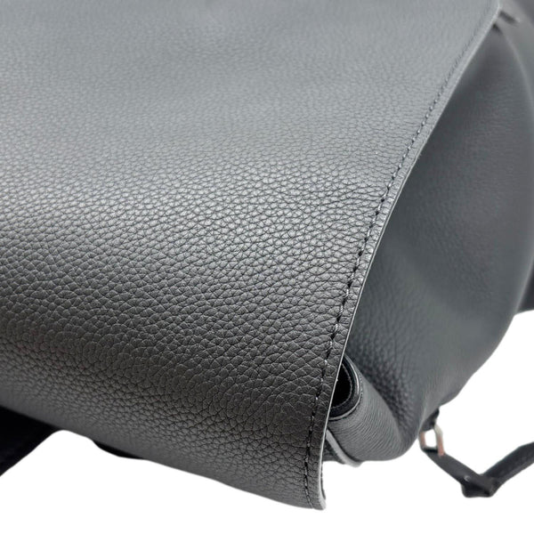 LOUIS VUITTON Fastline Waxy Calfskin Leather Backpack Grey