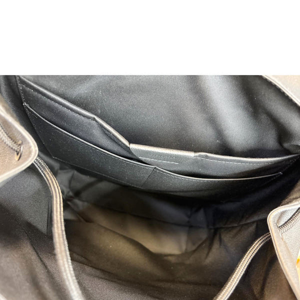 LOUIS VUITTON Fastline Waxy Calfskin Leather Backpack Grey