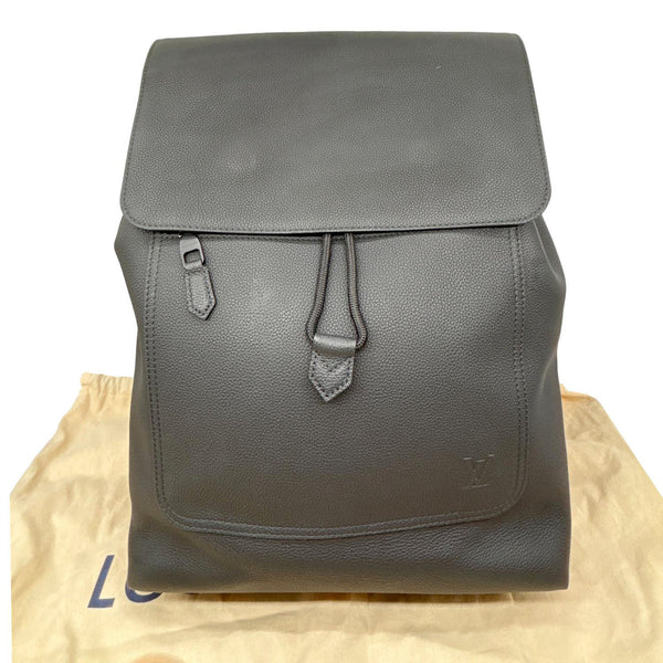 LOUIS VUITTON Fastline Waxy Calfskin Leather Backpack Grey