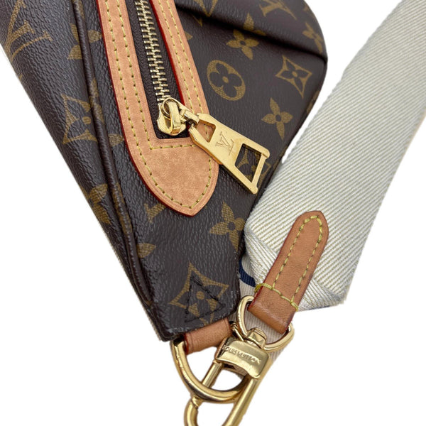 LOUIS VUITTON High Rise Monogram Canvas Bumbag Brown