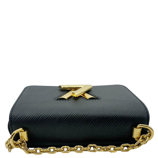 LOUIS VUITTON  LV Twist MM Epi Leather Chain Shoulder Bag Black