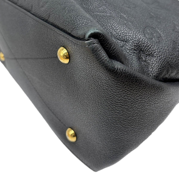 LOUIS VUITTON Maida Monogram Empreinte Leather Hobo Shoulder Bag Black