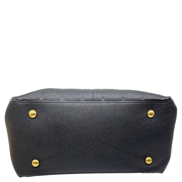 LOUIS VUITTON Maida Monogram Empreinte Leather Hobo Shoulder Bag Black