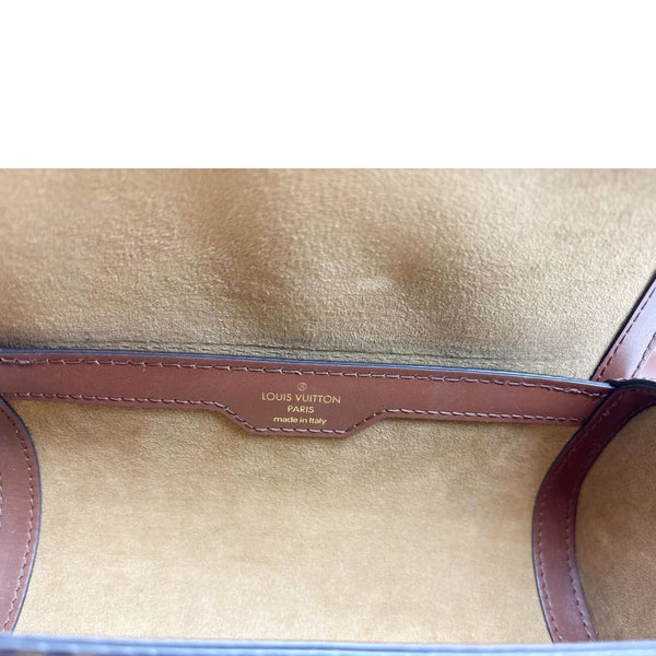 LOUIS VUITTON Papillon Trunk Monogram Canvas Satchel Bag Brown