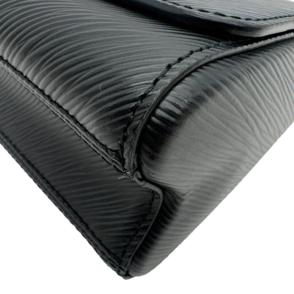 LOUIS VUITTON  LV Twist MM Epi Leather Chain Shoulder Bag Black