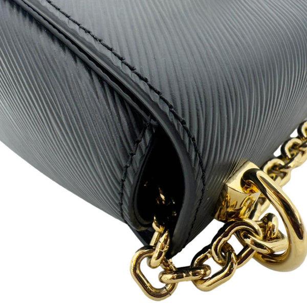 LOUIS VUITTON  LV Twist MM Epi Leather Chain Shoulder Bag Black