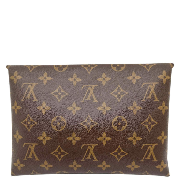 LOUIS VUITTON Kirigami Pochette Large Monogram Canvas Clutch Brown