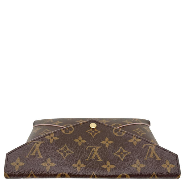 LOUIS VUITTON Kirigami Pochette Large Monogram Canvas Clutch Brown