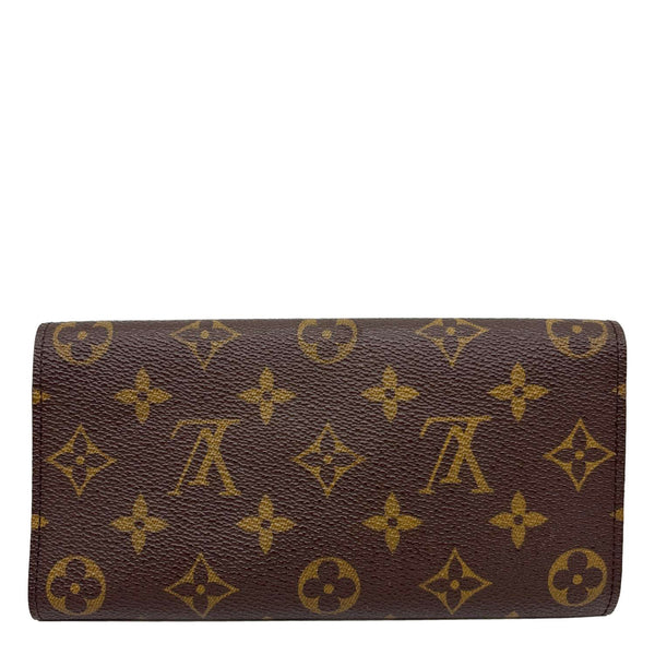 LOUIS VUITTON Josephine Monogram Canvas Wallet Brown