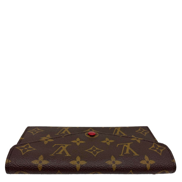 LOUIS VUITTON Josephine Monogram Canvas Wallet Brown