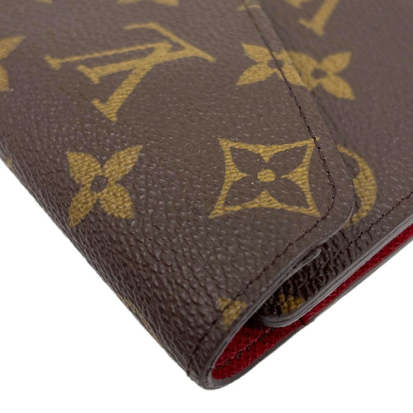 LOUIS VUITTON Josephine Monogram Canvas Wallet Brown