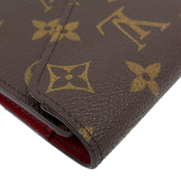 LOUIS VUITTON Josephine Monogram Canvas Wallet Brown