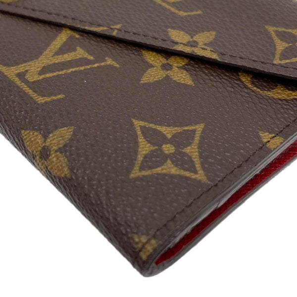 LOUIS VUITTON Josephine Monogram Canvas Wallet Brown