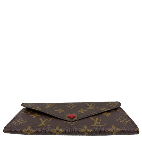 LOUIS VUITTON Josephine Monogram Canvas Wallet Brown