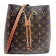 Louis Vuitton Neonoe MM  Monogram Canvas Shoulder Bag in Caramel & Brown. 