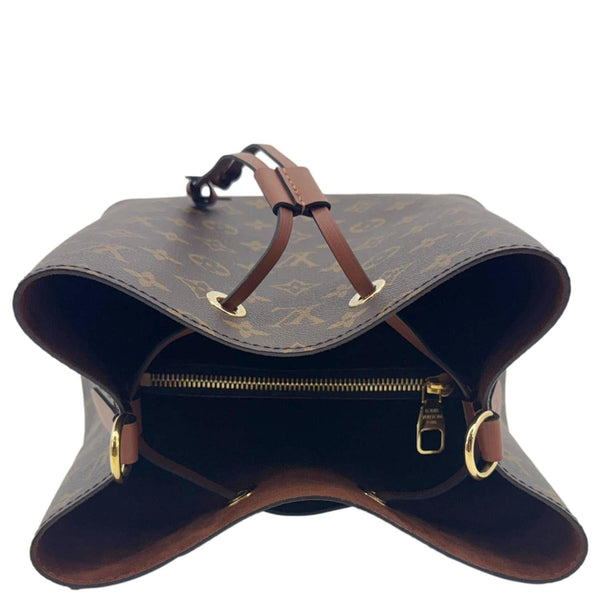 LOUIS VUITTON Neonoe MM Monogram Canvas Shoulder Bag Caramel