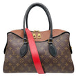 LOUIS VUITTON Tuileries Monogram Canvas Tote Shoulder Bag Brown