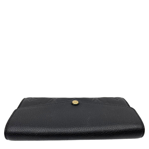 LOUIS VUITTON Sarah NM Monogram Empreinte Leather Wallet Black