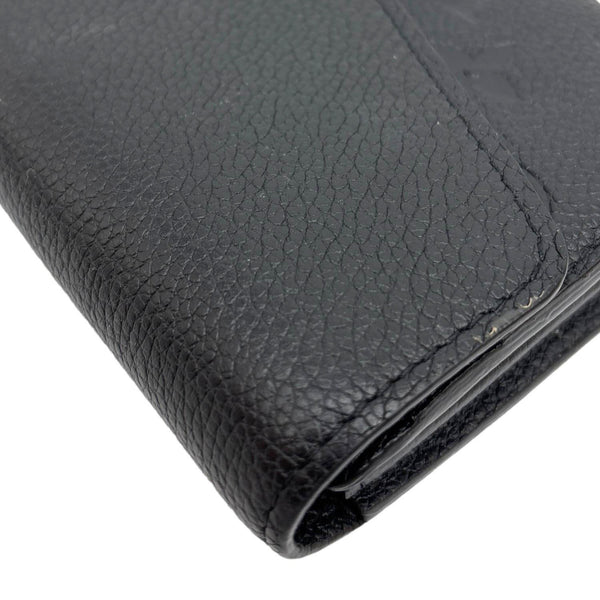 LOUIS VUITTON Sarah NM Monogram Empreinte Leather Wallet Black