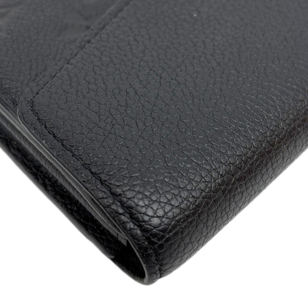 LOUIS VUITTON Sarah NM Monogram Empreinte Leather Wallet Black