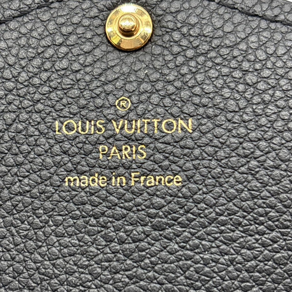 LOUIS VUITTON Sarah NM Monogram Empreinte Leather Wallet Black