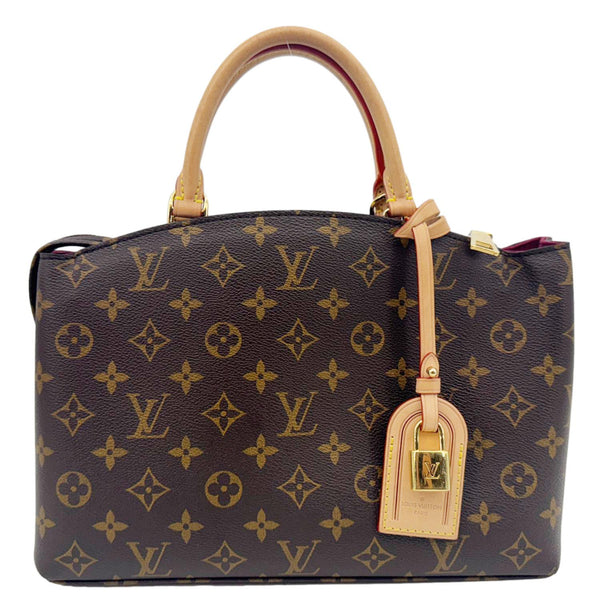 LOUIS VUITTON Petit Palais Monogram Canvas Shoulder Bag Brown