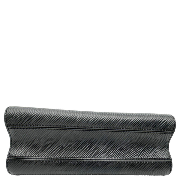 LOUIS VUITTON Twist MM Love Lock Epi Leather Crossbody Bag Black