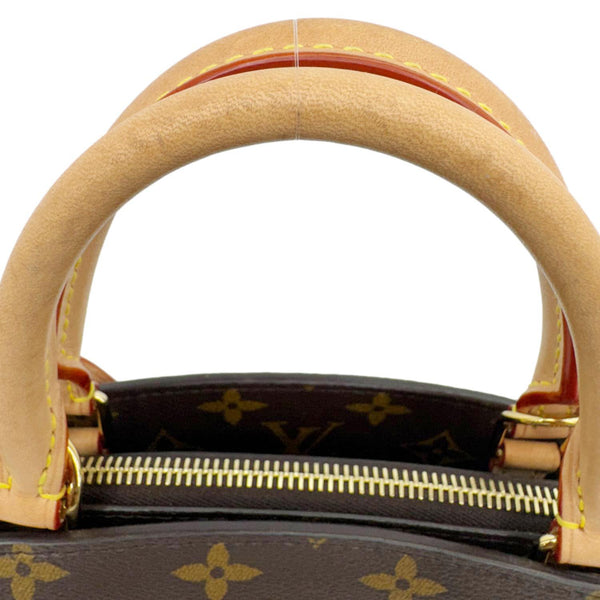 LOUIS VUITTON Petit Palais Monogram Canvas Shoulder Bag Brown