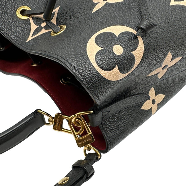 LOUIS VUITTON Neonoe MM Giant Empreinte Leather Shoulder Bag Bicolor