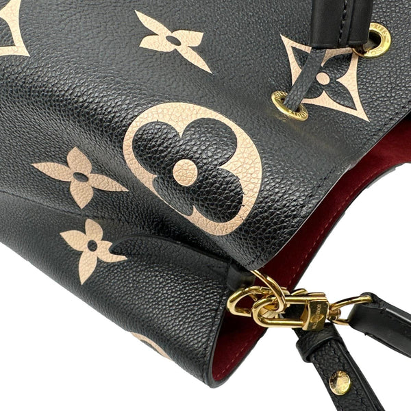 LOUIS VUITTON Neonoe MM Giant Empreinte Leather Shoulder Bag Bicolor