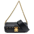 LOUIS VUITTON Papillon Trunk Epi Leather Shoulder Bag Black