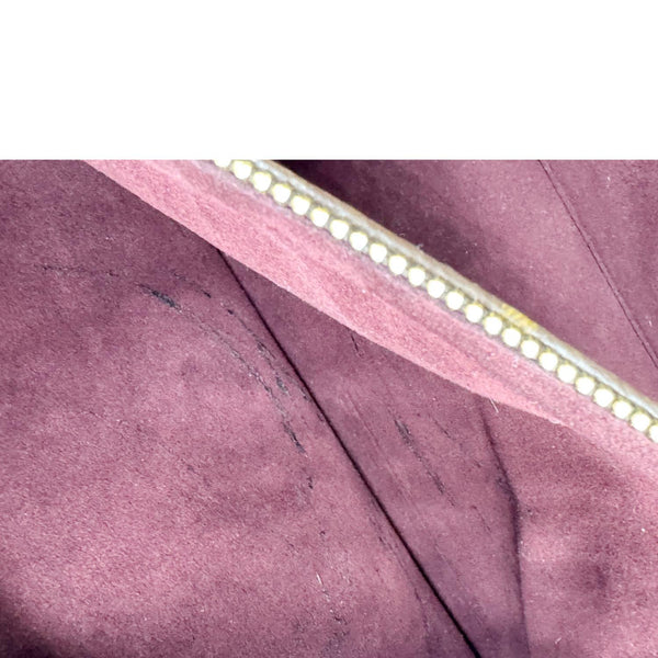 LOUIS VUITTON Montaigne GM Monogram Canvas Shoulder Bag Brown