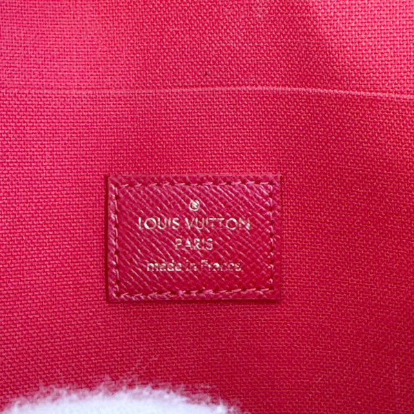 LOUIS VUITTON Felicie Pochette Damier Ebene Crossbody Bag Brown