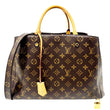 LOUIS VUITTON Montaigne GM Monogram Canvas Shoulder Bag Brown