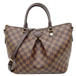 LOUIS VUITTON Siena MM Damier Ebene Shoulder Bag Brown