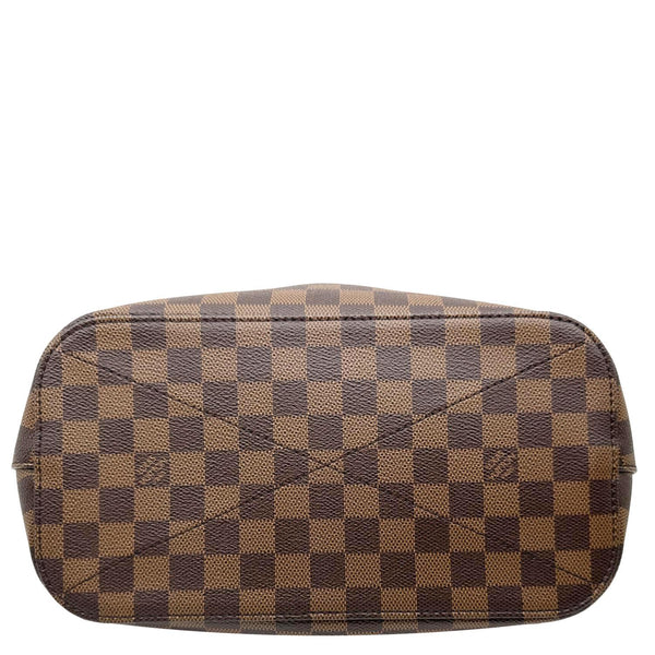 LOUIS VUITTON Siena MM Damier Ebene Shoulder Bag Brown