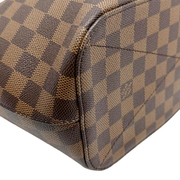 LOUIS VUITTON Siena MM Damier Ebene Shoulder Bag Brown