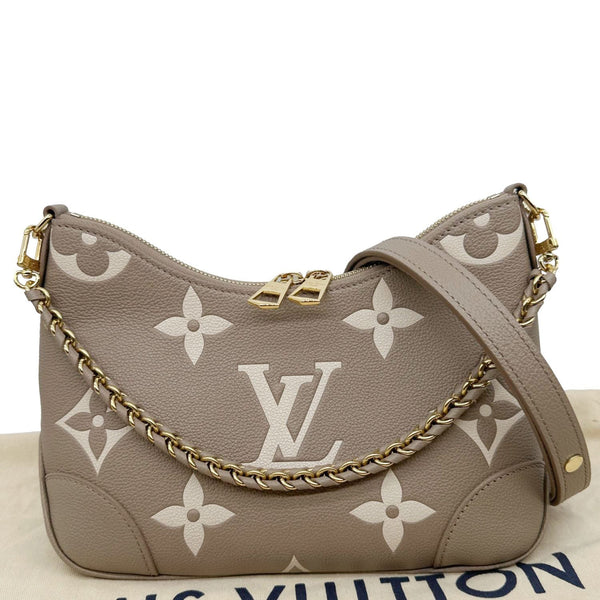 LOUIS VUITTON Boulogne PM Monogram Empreinte Leather Shoulder Bag Bicolor