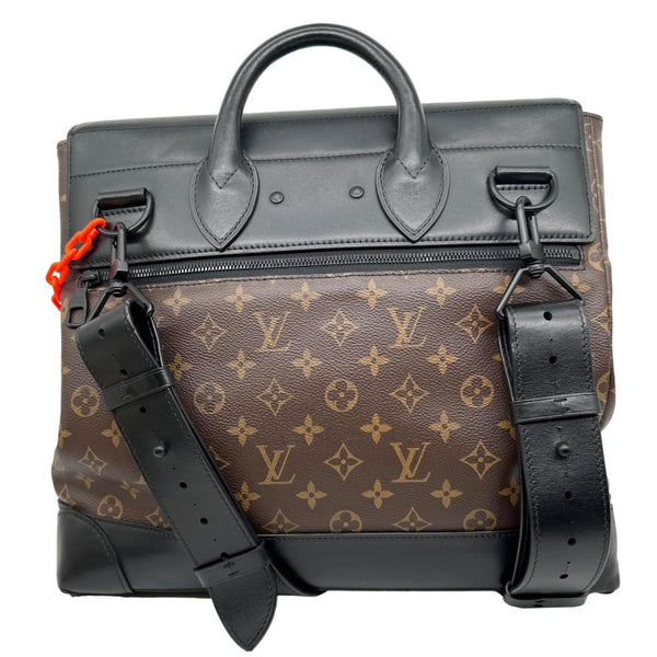 LOUIS VUITTON Steamer PM Solar Ray Monogram Canvas Messenger Bag Black