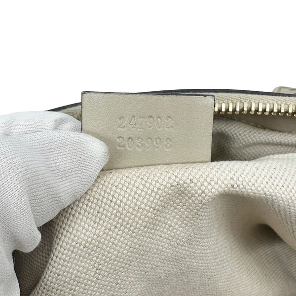 GUCCI Sukey GG Monogram Canvas Tote Bag Beige 247902