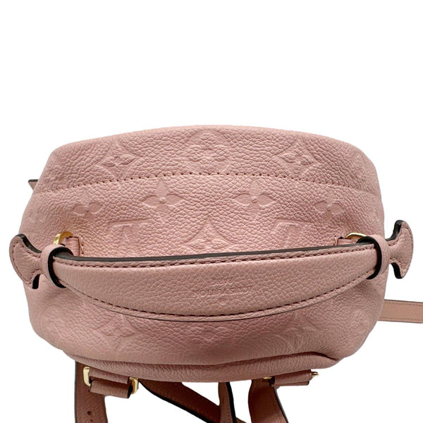 LOUIS VUITTON Sorbonne Monogram Empreinte Leather Backpack Pink